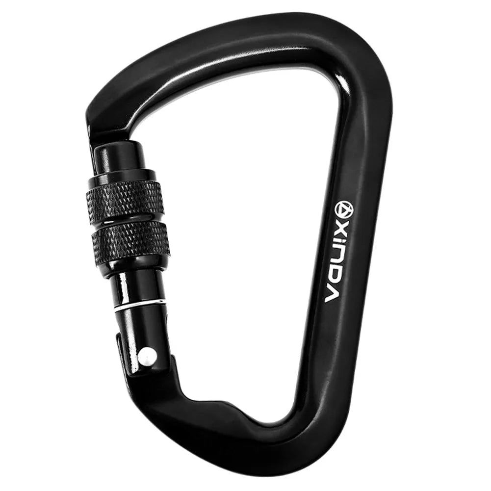 30kN Climbing Carabiner Heavy Duty Locking Carabiner Rock Climbing Carabiner for Rock Climbing Rappelling and Mountaineering