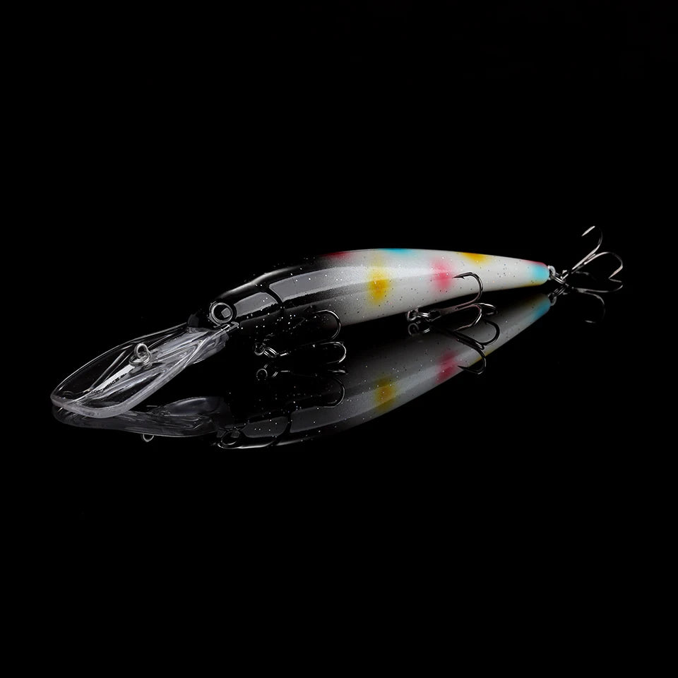 WALK FISH 1PCS Floating Minnow Lure 120mm/20g Trolling Wobbler Crankbait Bandit Minnow Bass Pike Bait Saltwater Fishing Tackle
