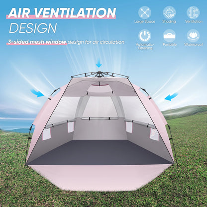Sun Shelter,  Beach Tent ,  Portable Shade Sun, Shelter Canopy