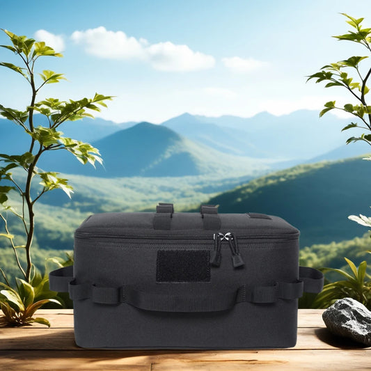 Camping Storage Bag Utility Tote Bag Multi-Function Camping Cookware Organizer Multi-pockets Trunk Organizer for Hiking Climbing