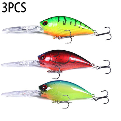 12.5cm 20.5g Crankbait leurre Fishing Lure Pike Carp Fishing Artificial Hard Bait Fish Lures Wobbler Crankbait Fishing Tackle
