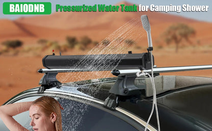 Pressurized  Shower - 5L Water Tank  Outdoor Hiking,