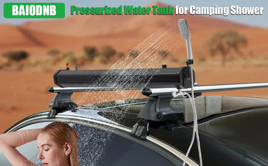 Pressurized  Shower - 5L Water Tank  Outdoor Hiking,