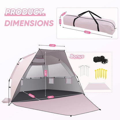 Sun Shelter,  Beach Tent ,  Portable Shade Sun, Shelter Canopy