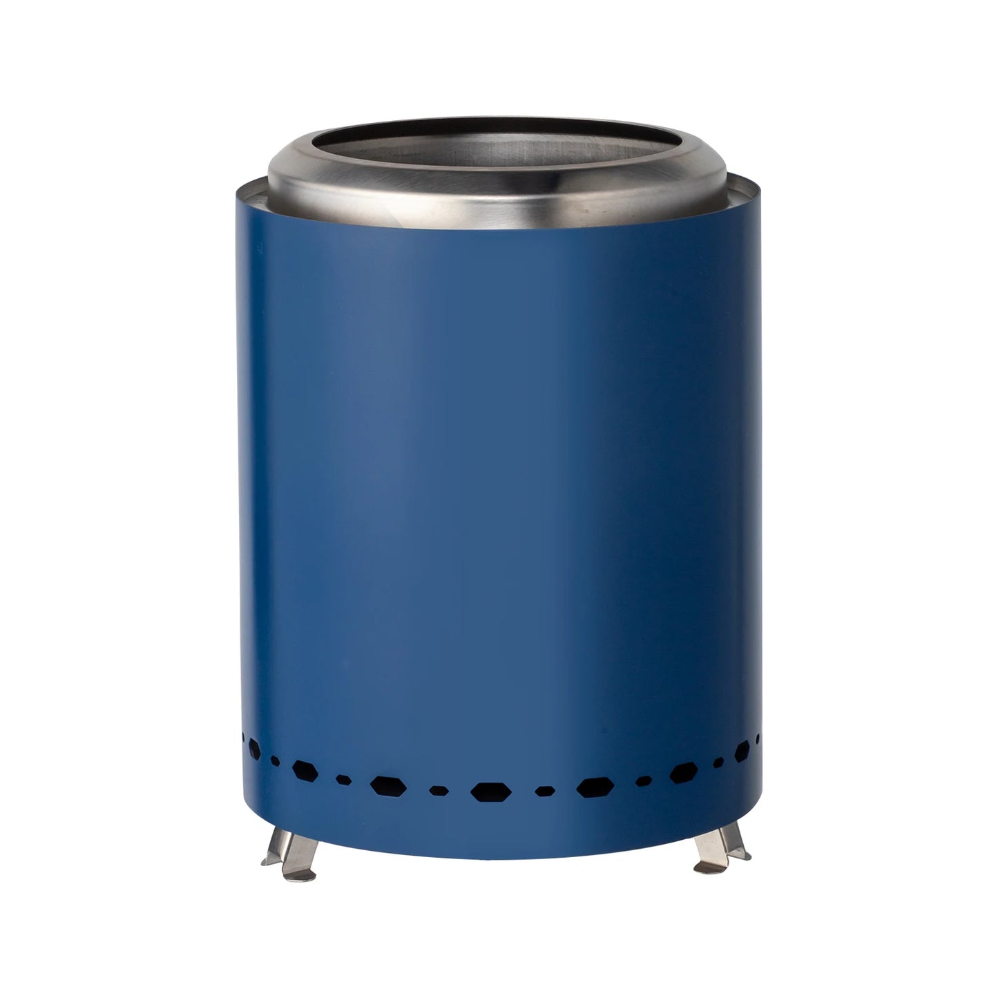 smokeless fire pit blue