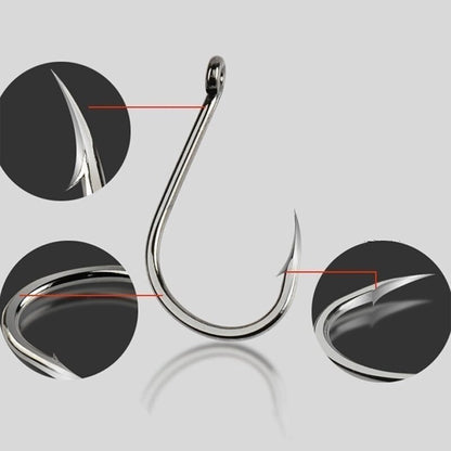 10 styles 100PCS Fishing Hooks Kits Worm Catfish Hooks Equipment Supplies Suitable for Shellfish Squid Crucian Carp