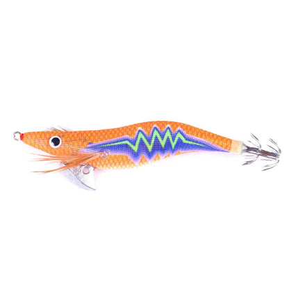 Artificial Hard Bait Luminous Squid Jig Sea Fishing Lure   Shrimp Cuttlefish Squid Rig