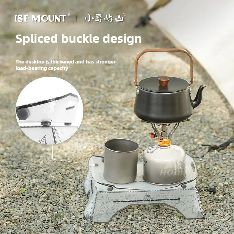 Ultralight Folding mini Table Small Folding PP Camp Table & Tray