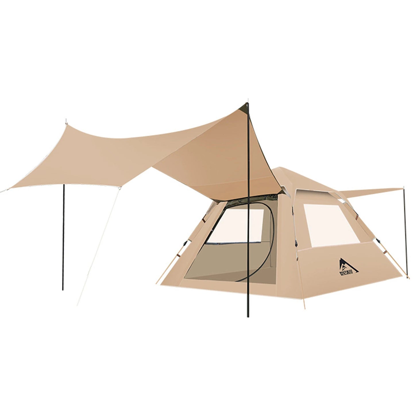 Easy Set Up  Up Tent   Waterproof   2 In 1 Canopy Tent for Camping