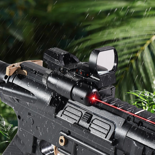 Red Dot Sight with Laser Pointer 4 Reticle