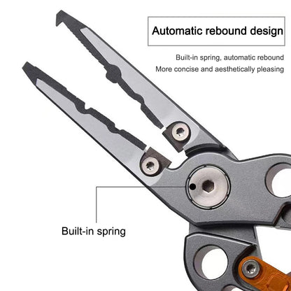 Titanium Alloy Fish Nose Pliers Convenient Lure Tongs Fish Clip Multifunctional Portable  Lightweight