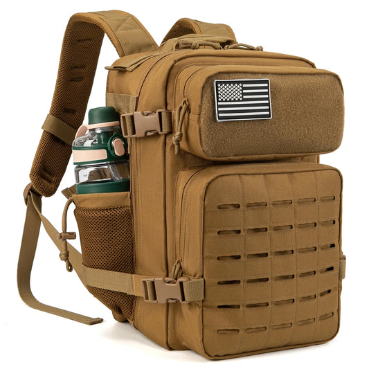 Tactical Backpacks for Men Survival Laser Cut    Hunting  with Dual Cup Holders