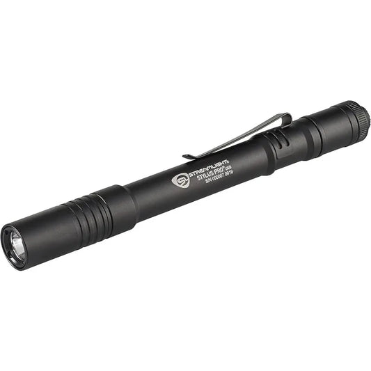 Stream light USB 350-Lumen Rechargeable Penlight with USB Cord & Nylon Holster, Black