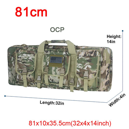 32 38 42 48 inch   Double Rifle Case Airsoft Gun Case Backpack Hunting