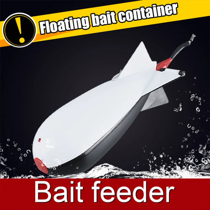 Rocket Feeders Lure Bait Fishing Tackle Tools Outdoor Carp Fishing Feeder Float Holder Portable Easy Fishing Carrying
