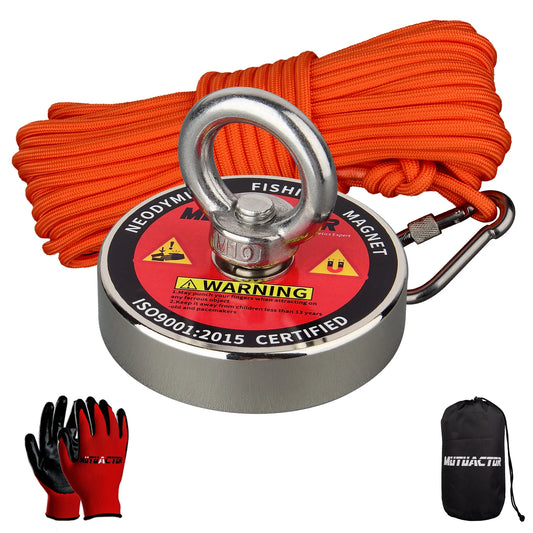 Lifting Magnet Set  Rope Permanent Pot Magnet  Outdoor Funny Tools Fishing