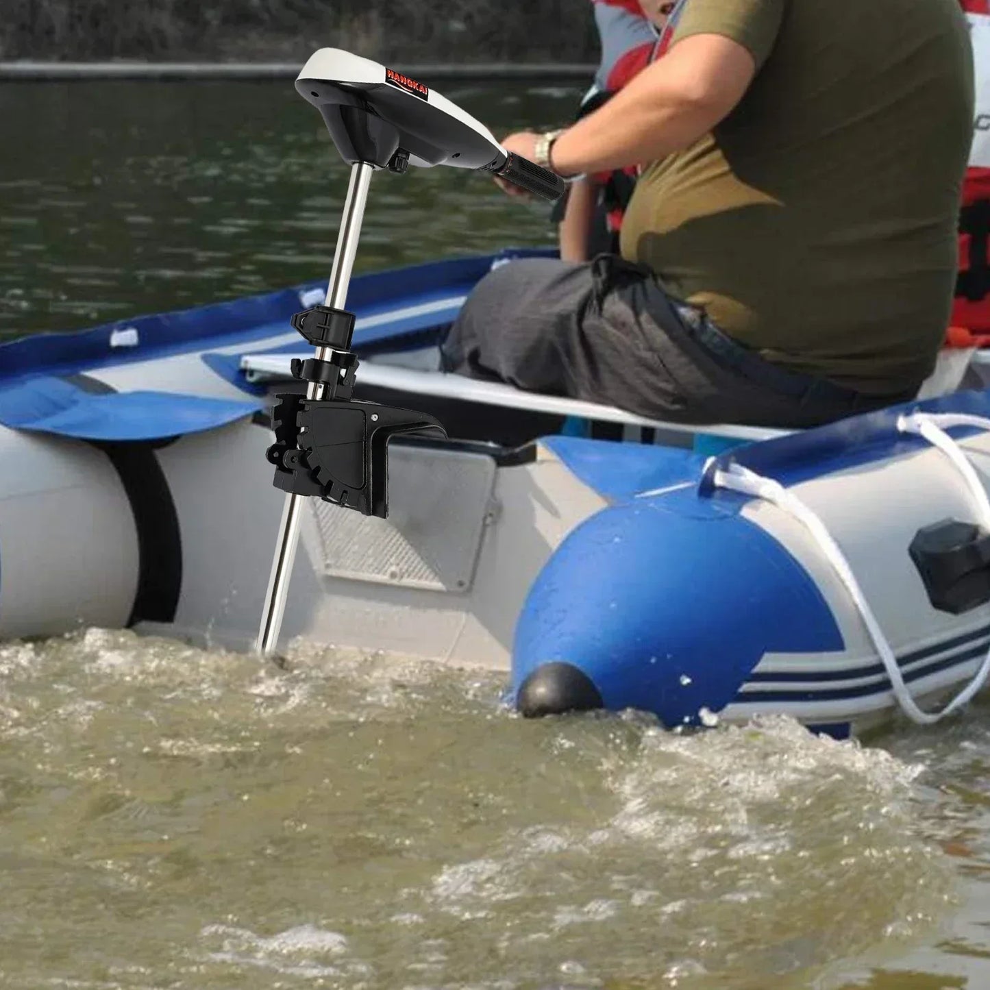 lectric Outboard Trolling Motor 65LBS With 40CM Short Shaft Brush Motor Suitable For Small Boats Inflatable Boat