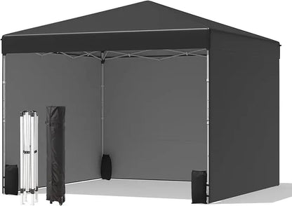 10'x10' Pop Up Canopy Tent with 3 Sidewalls