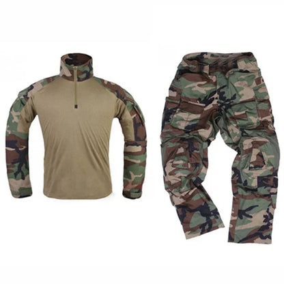 Camo Camouflage Clothing Cargo Pant Hiking Shirt