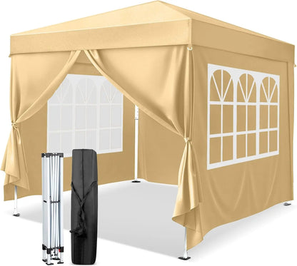10x10 Pop Up Canopy Tent with Sidewalls