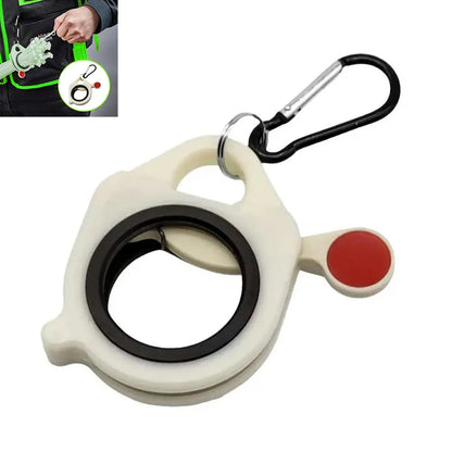 Zip Tie Holder Plastic Fluorescent Cable Tie Organizer Reusable Electrical Wire Ties Clip Portable Cable Tie Storage Tool