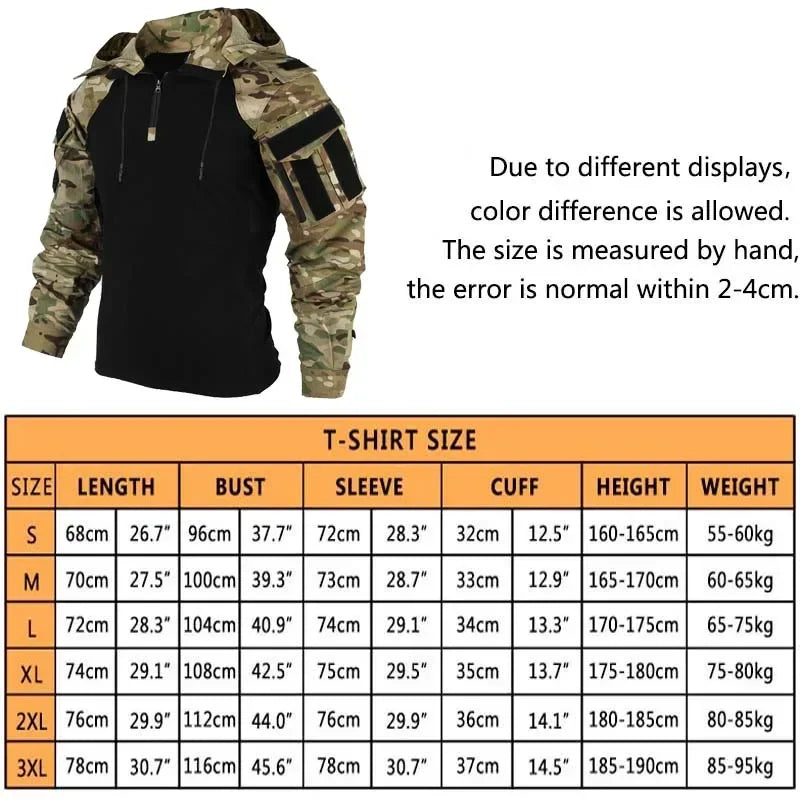 Hunting Shirts Mens Clothing Wear-resisting Tops Multi Pockets