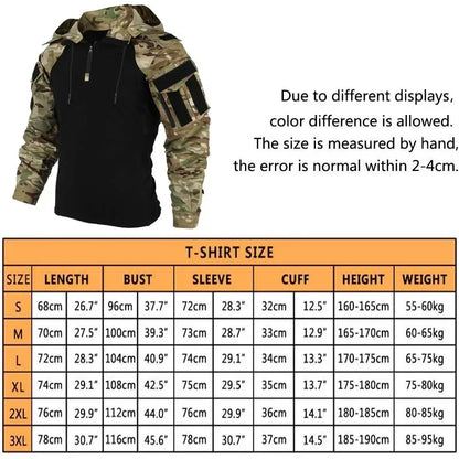 Hunting Shirts Mens Clothing Wear-resisting Tops Multi Pockets