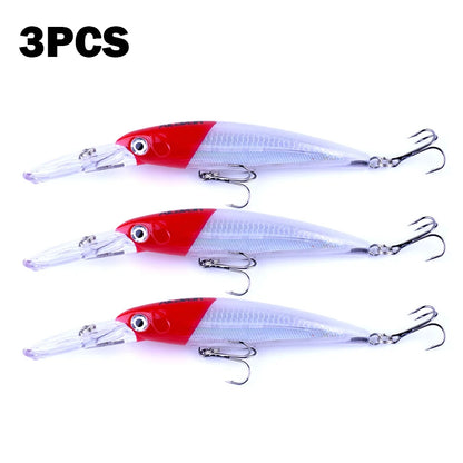HENGJIA 1pcs Fishing Lures 170mm 30g Plastic Hard Bait Minnow Wobblers For Trolling Lure Bass Crank Bait isca fishing tackles