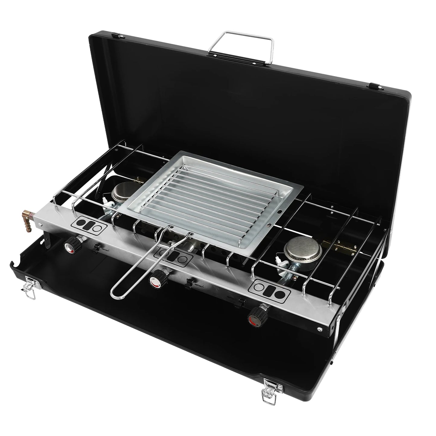 3-Burner Gas Camping Stove