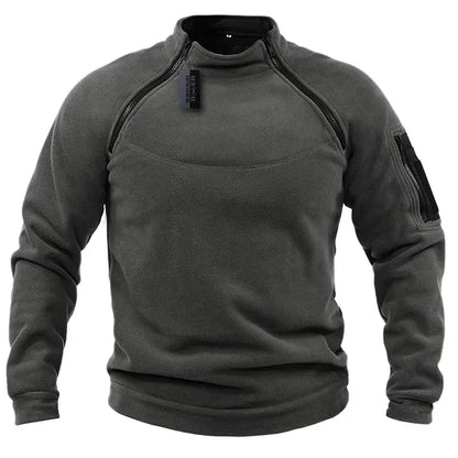 Outdoor Polar Fleece Jacket Hunting Clothes Warm Zipper Pullover Man Windproof Coat