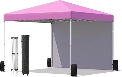 10'x10' Pop Up Canopy Tent with 3 Sidewalls