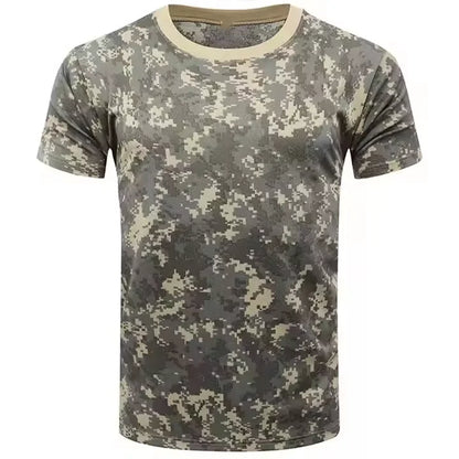Men's Camo 3d Printed Shirt Outdoor Sports Casual Comfortable Clothing