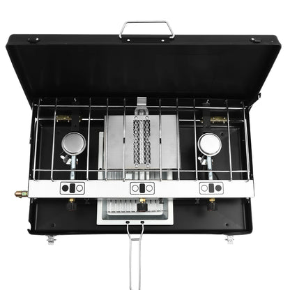 3-Burner Gas Camping Stove