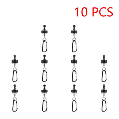 30-1PCS Camping Magnetic Hook Strong Suction Separable Multifunctional Outdoor Tent Canopy Carabiner Magnet Hanger Clip Tools