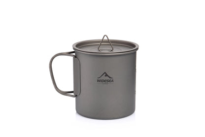 Camping Mug Titanium Cup  Tableware Picnic Utensils Outdoor