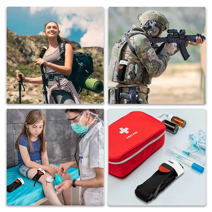Emergency Tourniquet Outdoor Portable First Aid Quick Slow Release Tourniquets