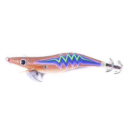 Artificial Hard Bait Luminous Squid Jig Sea Fishing Lure   Shrimp Cuttlefish Squid Rig