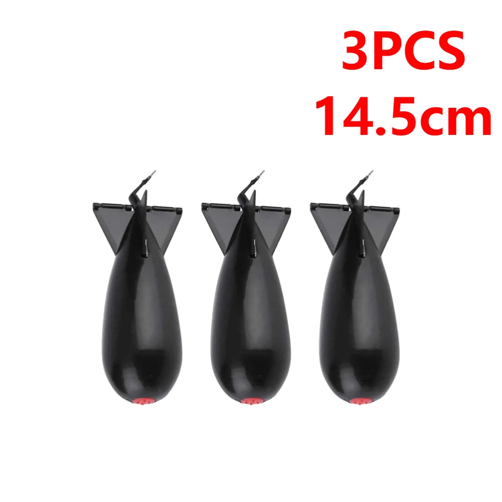Carp Fishing Rocket Feeder Bomb Float Lure Bait Holder Container Pellet Feeders Position Fishing Accessories