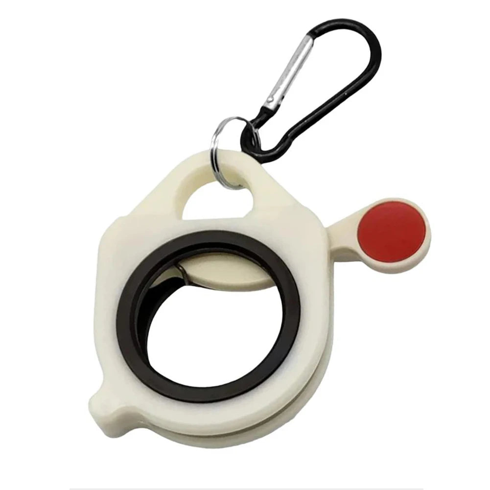 Zip Tie Holder Plastic Fluorescent Cable Tie Organizer Reusable Electrical Wire Ties Clip Portable Cable Tie Storage Tool