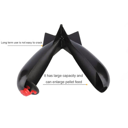 Rocket Feeders Lure Bait Fishing Tackle Tools Outdoor Carp Fishing Feeder Float Holder Portable Easy Fishing Carrying