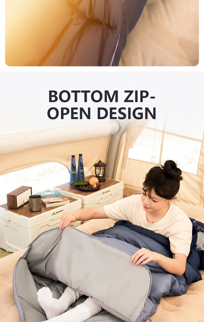 BISINNA Heating Sleeping Bag for Adults Cold Weather Lightweight Portable Warm Winter Camping Bags for Outdoor Hiking Supplies