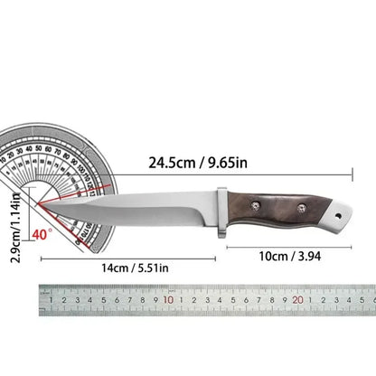 Outdoor camping knife, 5CR corrosion-resistant steel blade