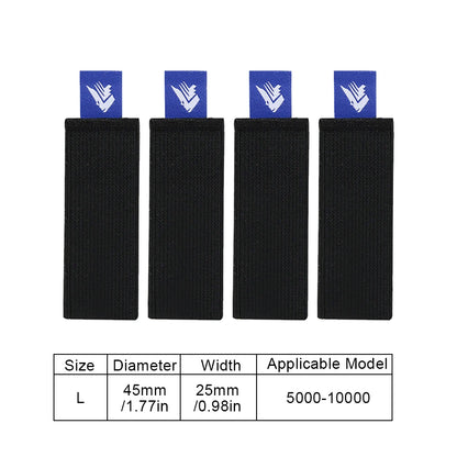 4Pcs Fishing Reel Spool Cover Elastic Fishing Reel Protector Belt Spinning Wheel Band Outdoor Fishing Tool