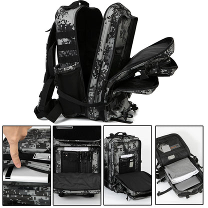 Tactical Backpack Hunting Rucksack with Dual Cup Holders