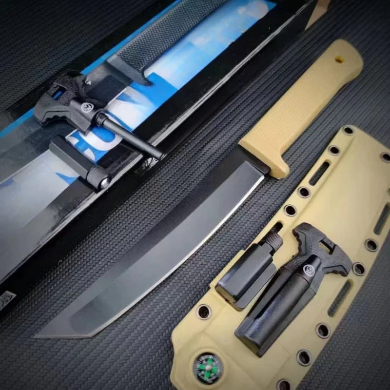Outdoor camping must have a straight knife used for fishing,