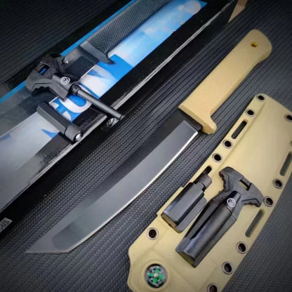 Outdoor camping must have a straight knife used for fishing,