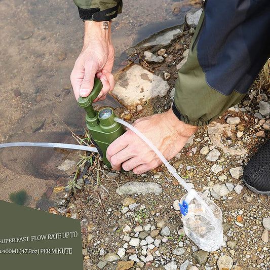 Outdoor Water Filter Filtration System Portable Camping Water Purifier