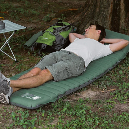 Ultralight Self-inflating Air Cushion Thicken Sleeping Pad Splicing Inflatable Bed Beach Picnic Mat Camping Tent Air Mattress