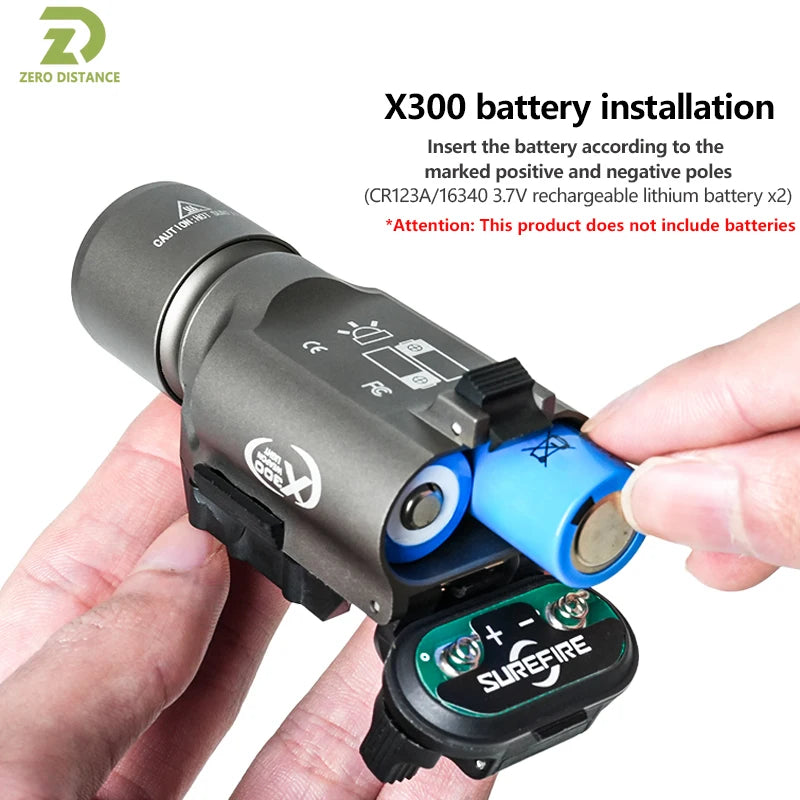 Ultra Metal  flash light Hunting Weapon