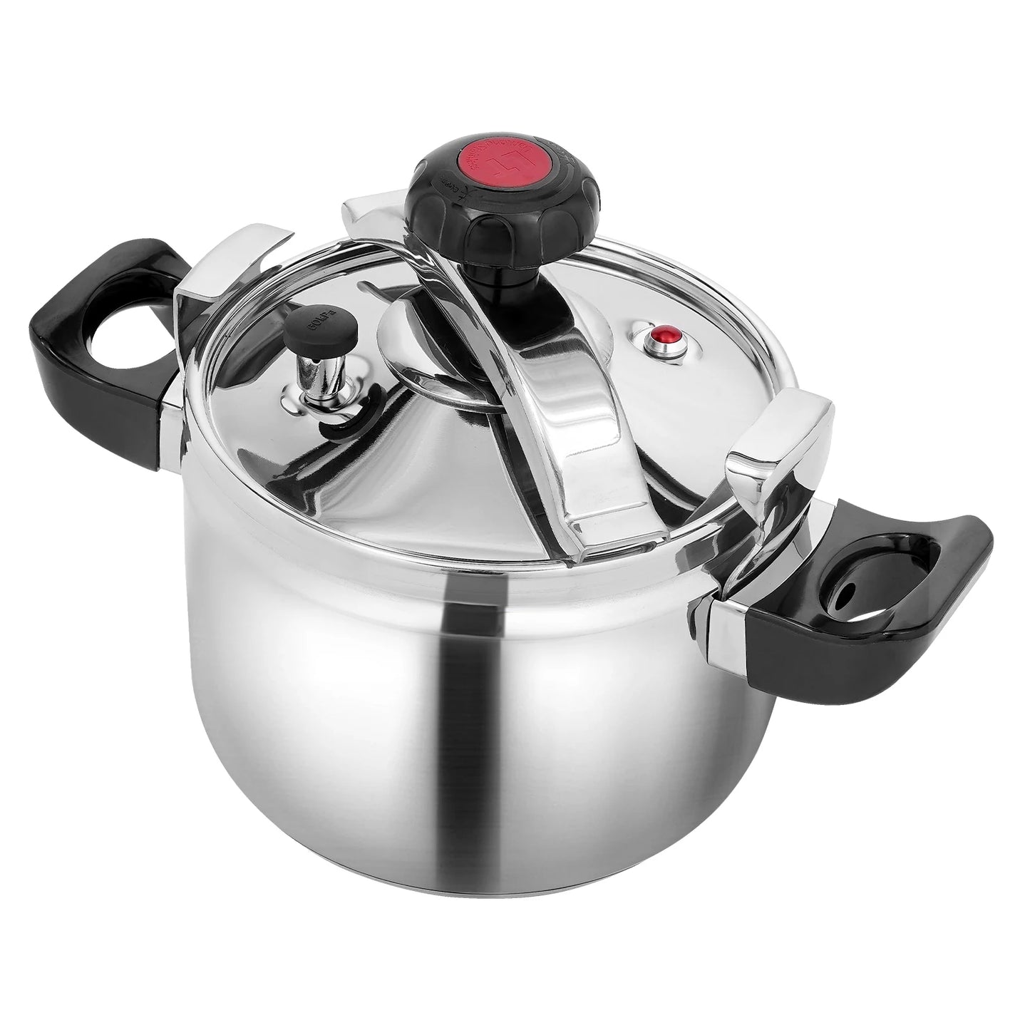 Pressure Cooker 4.54 Qt, Stainless Steel Build, Fast Cooking